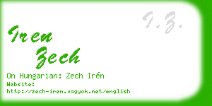 iren zech business card
